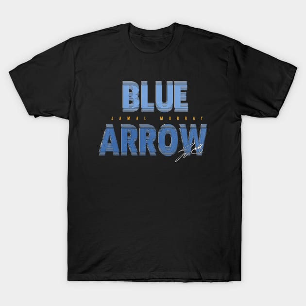 Jamal - Blue Arrow T-Shirt by Buff Geeks Art